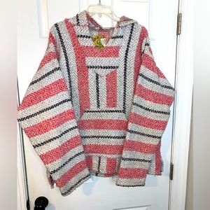 Baja Joe striped pullover. Size XL